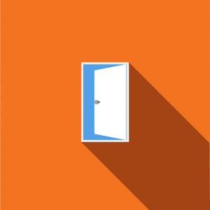 Open door illustration
