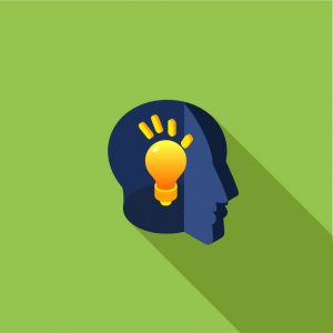 Image of Light Bulb inside a head