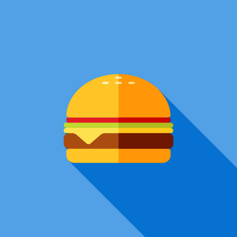 hamburger illustration