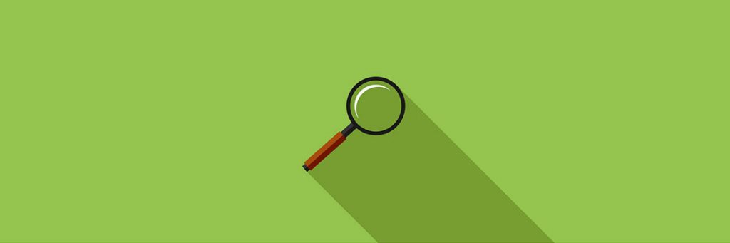 Magnifying glass graphic